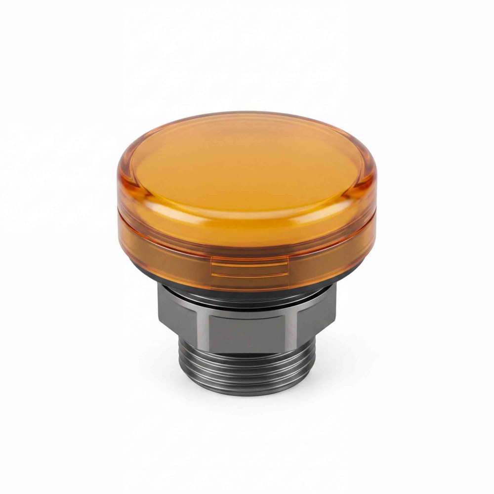Yellow indicator light head | DTESG